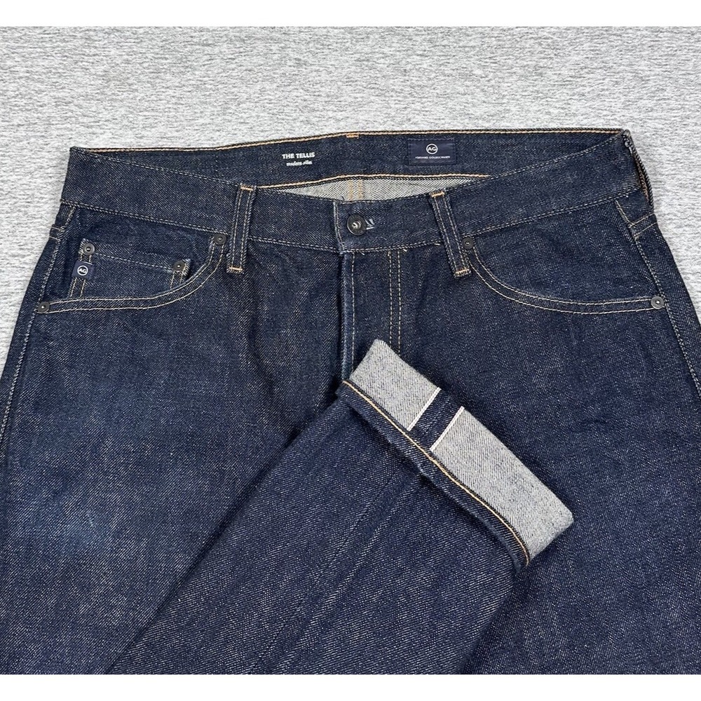 AG Adriano Goldschmied Jeans Mens Size 33x36 Selvedge Denim Tellis Modern Slim